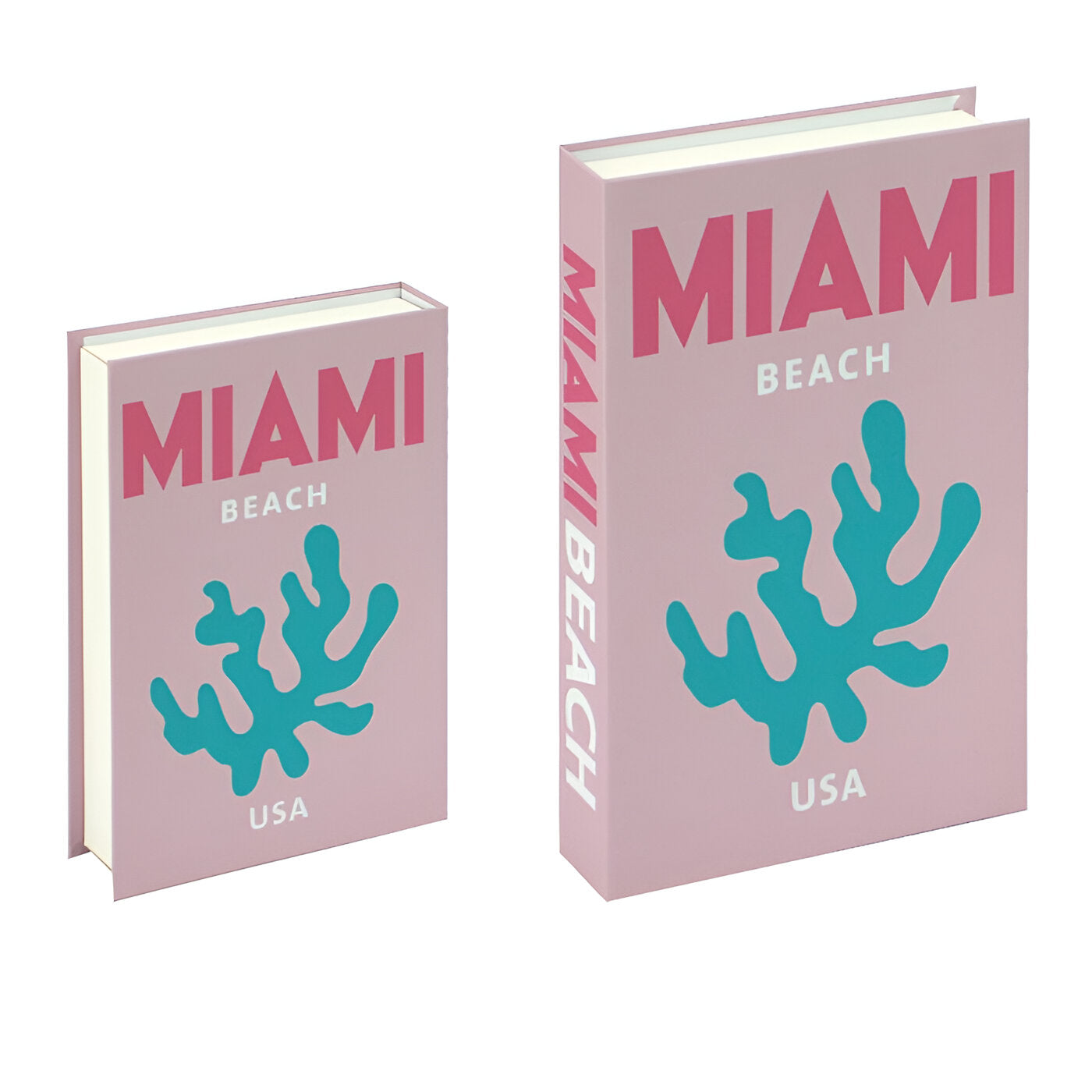 SUENTA Deko Buch Mit Aufbewahrungsfunktion Als Stilvoller Wohnakzent Miami Beach
