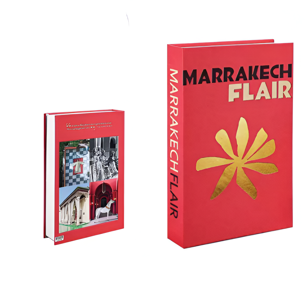 SUENTA Deko Buch Mit Aufbewahrungsfunktion Als Stilvoller Wohnakzent Marrakech Flair