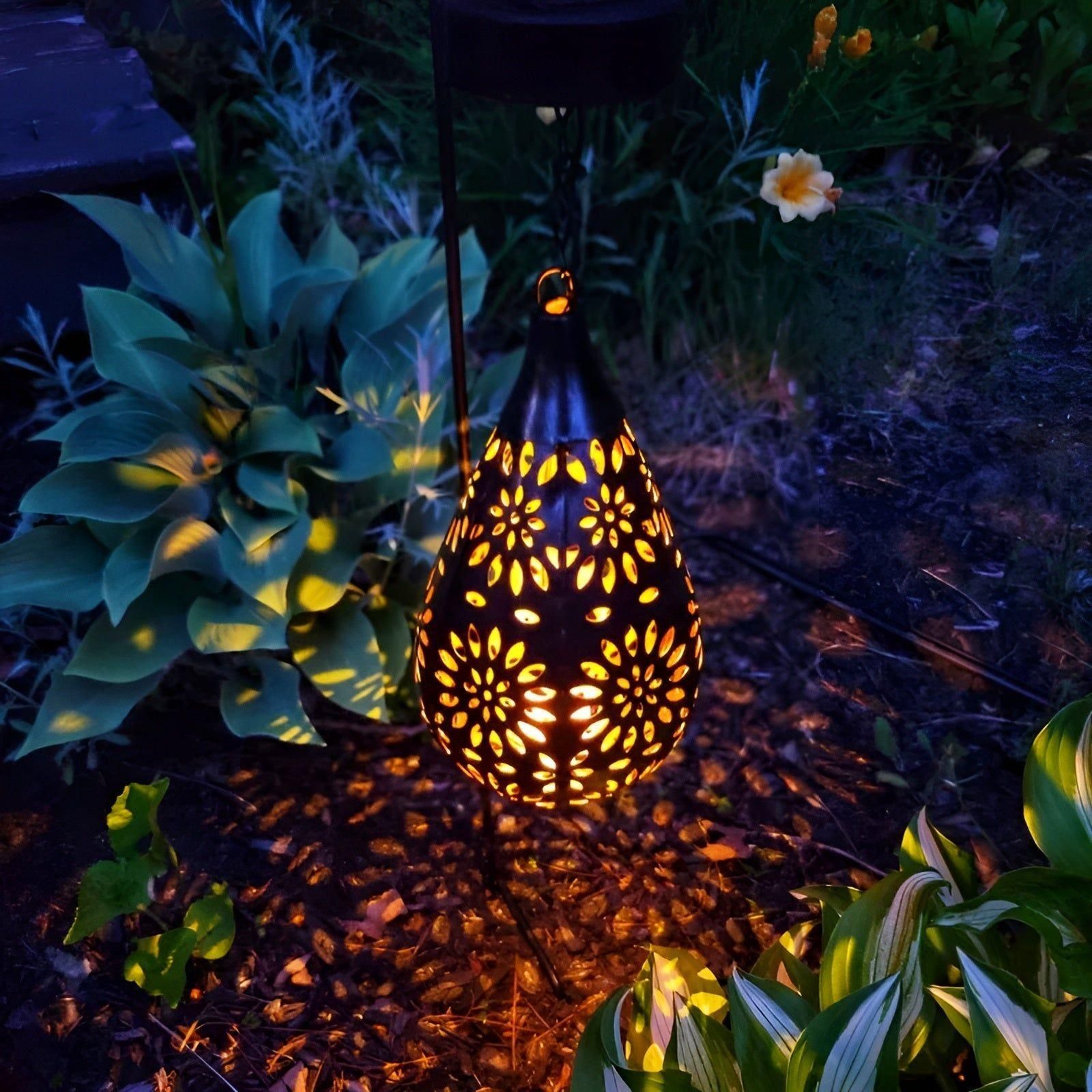 SUENTA Dekorative Solar Außenlampe – Wetterfeste Aussenleuchte für Garten