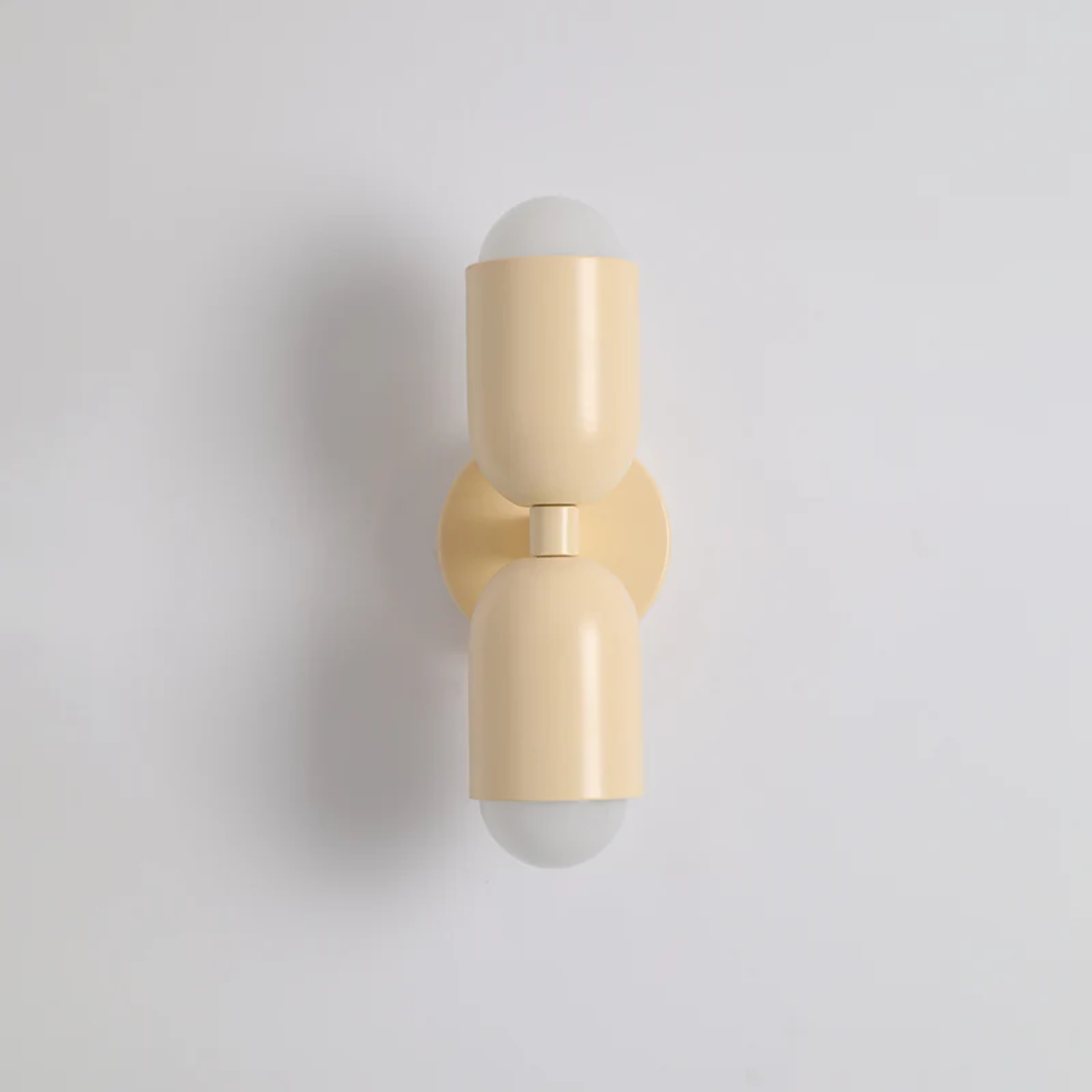 SUENTA Design Doppelseitige LED Wandleuchte In Grün Pink Rot Beige