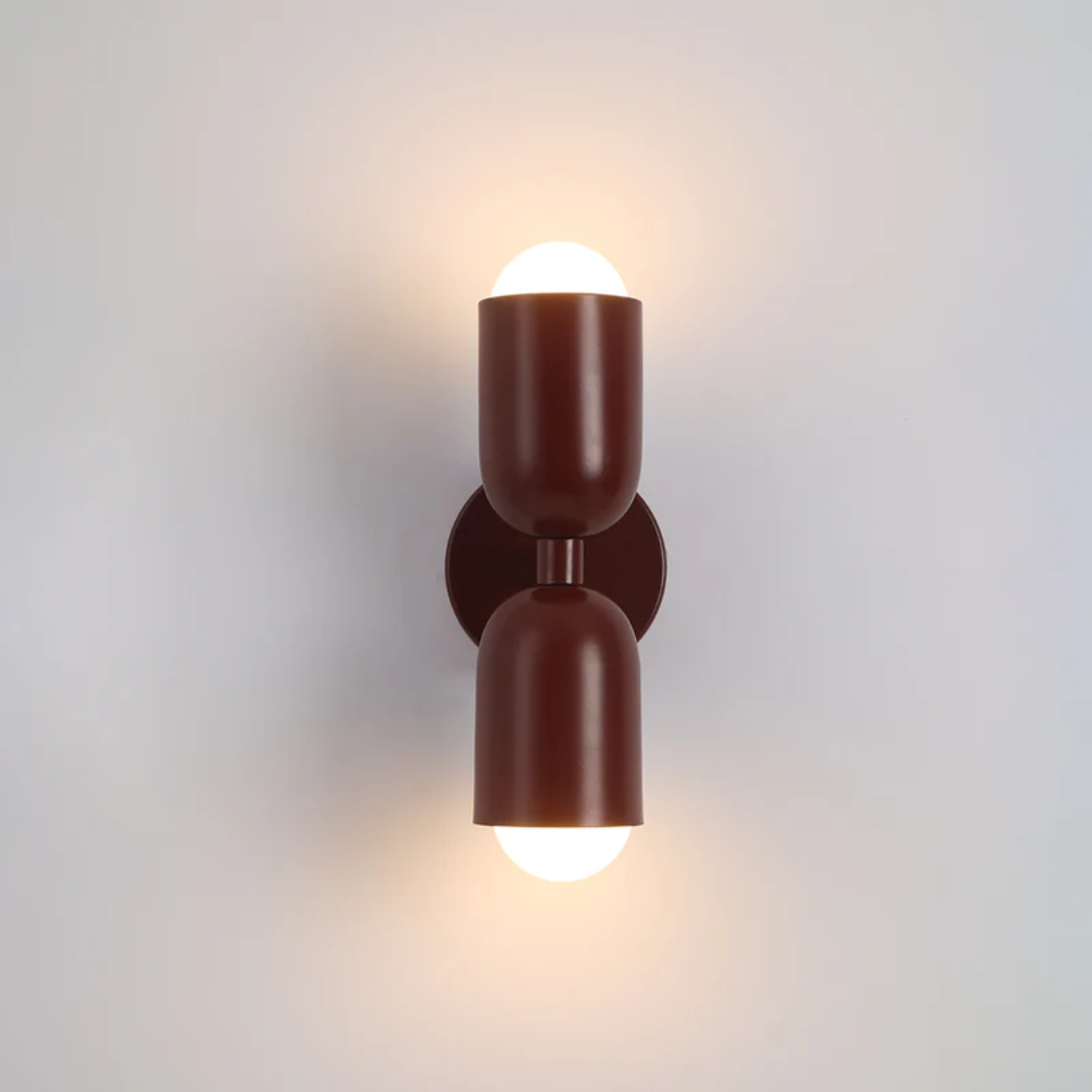 SUENTA Design Doppelseitige LED Wandleuchte In Grün Pink Rot Rot