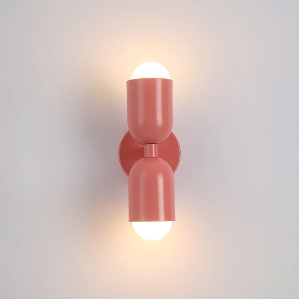 SUENTA Design Doppelseitige LED Wandleuchte In Grün Pink Rot Rosa