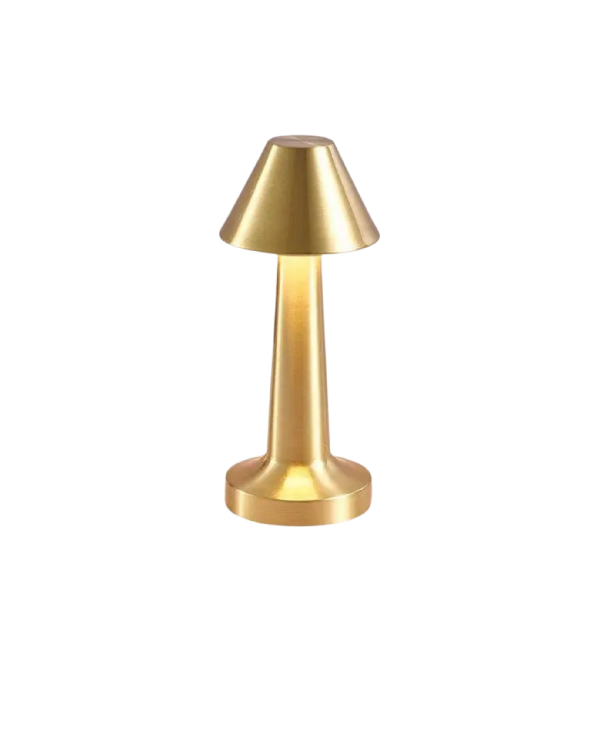 SUENTA Drahtlose Tischlampe aus Metall in Gold – Elegante Beleuchtung Gold