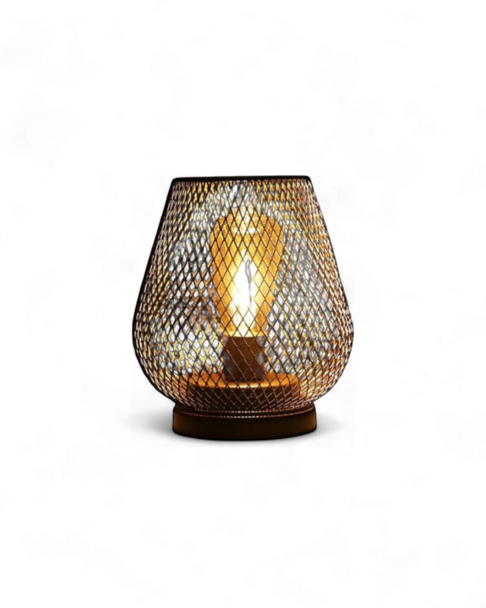 SUENTA Elegante Drahtlose LED Lampe mit Warmem Licht – Metall Design Default