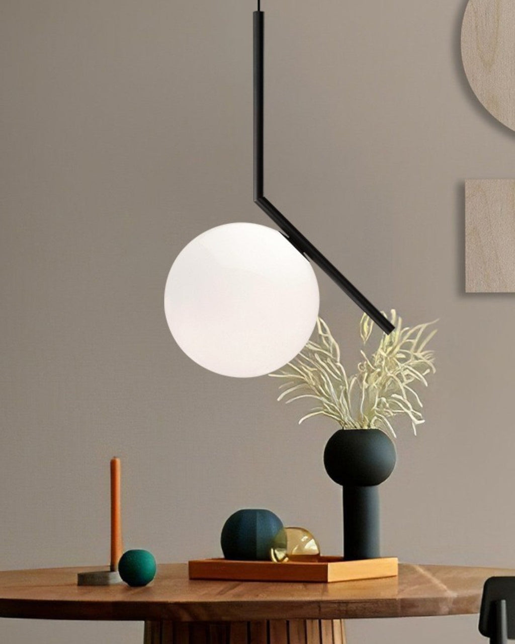 SUENTA Elegante Pendelleuchte im Art-Deco-Stil für Esszimmer – Messing und Glas