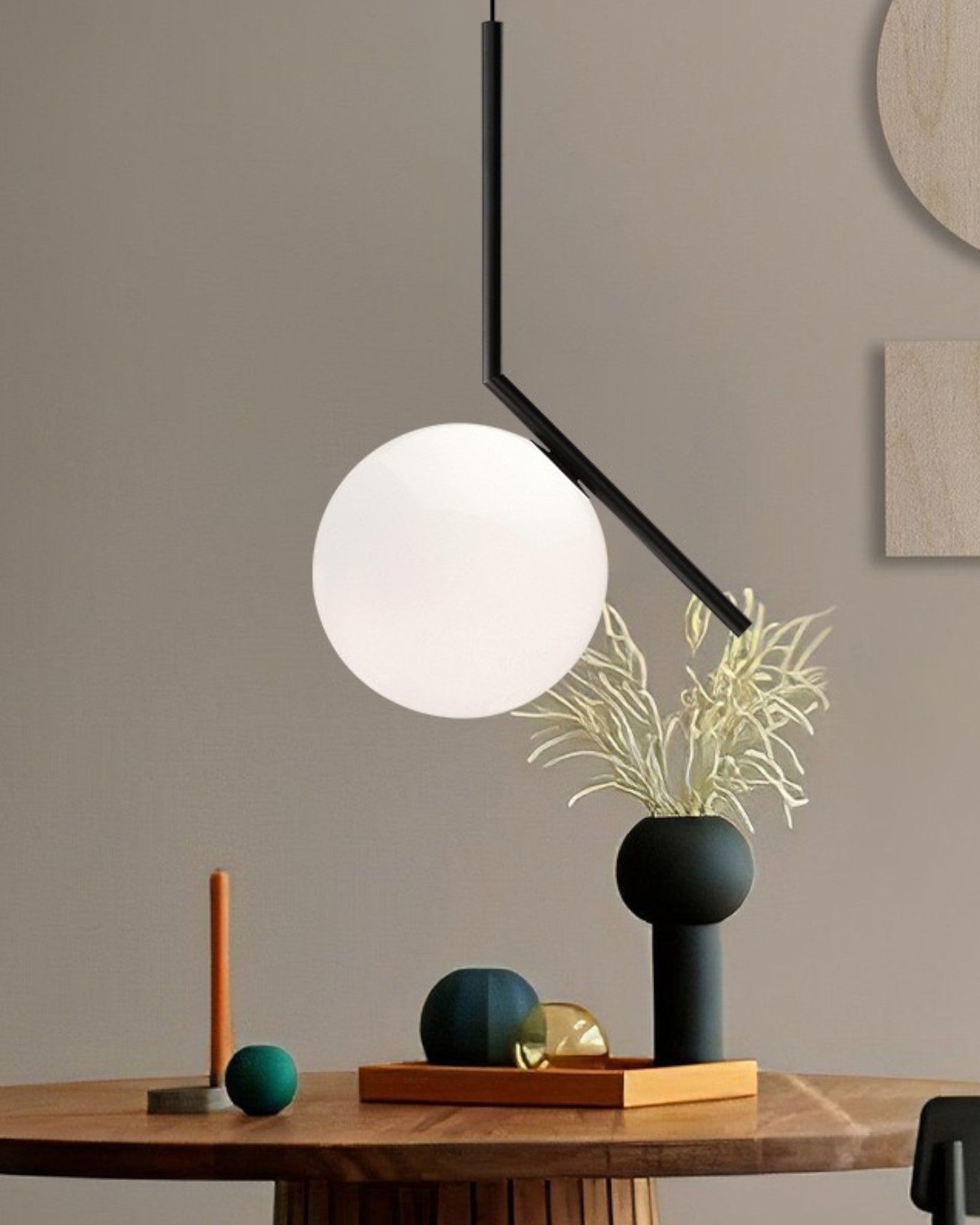 SUENTA Elegante Pendelleuchte im Art-Deco-Stil für Esszimmer – Messing und Glas