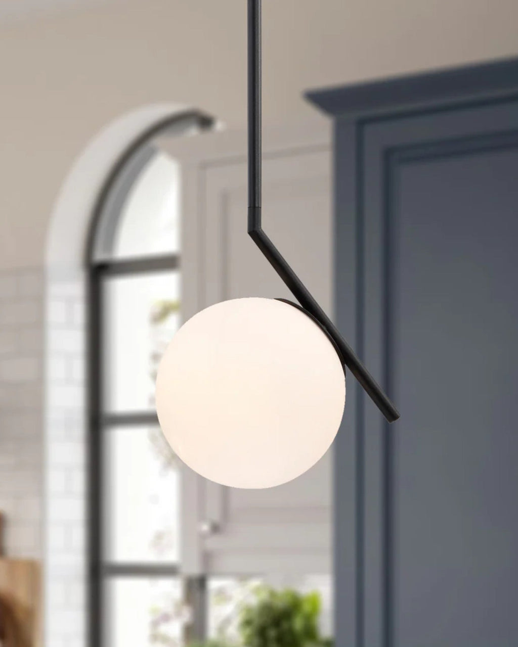 SUENTA Elegante Pendelleuchte im Art-Deco-Stil für Esszimmer – Messing und Glas