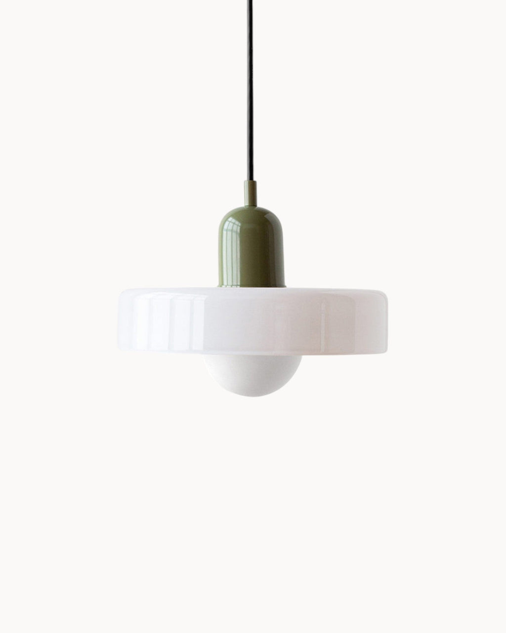 SUENTA Elegante Pendelleuchte mit Verstellbarer Höhe für Esszimmer und Flure Dunkelgrün-weiß