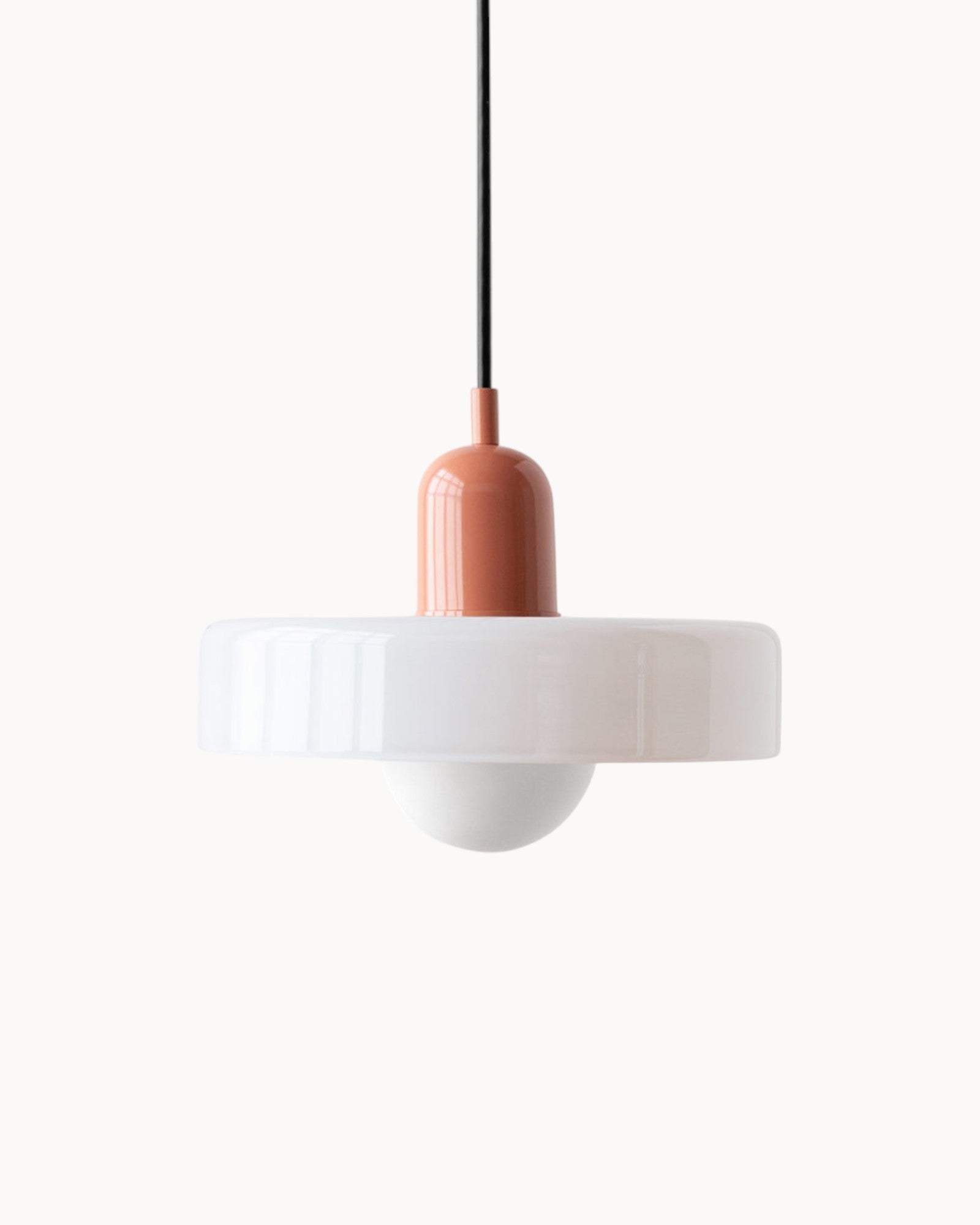 SUENTA Elegante Pendelleuchte mit Verstellbarer Höhe für Esszimmer und Flure Rosa-weiß