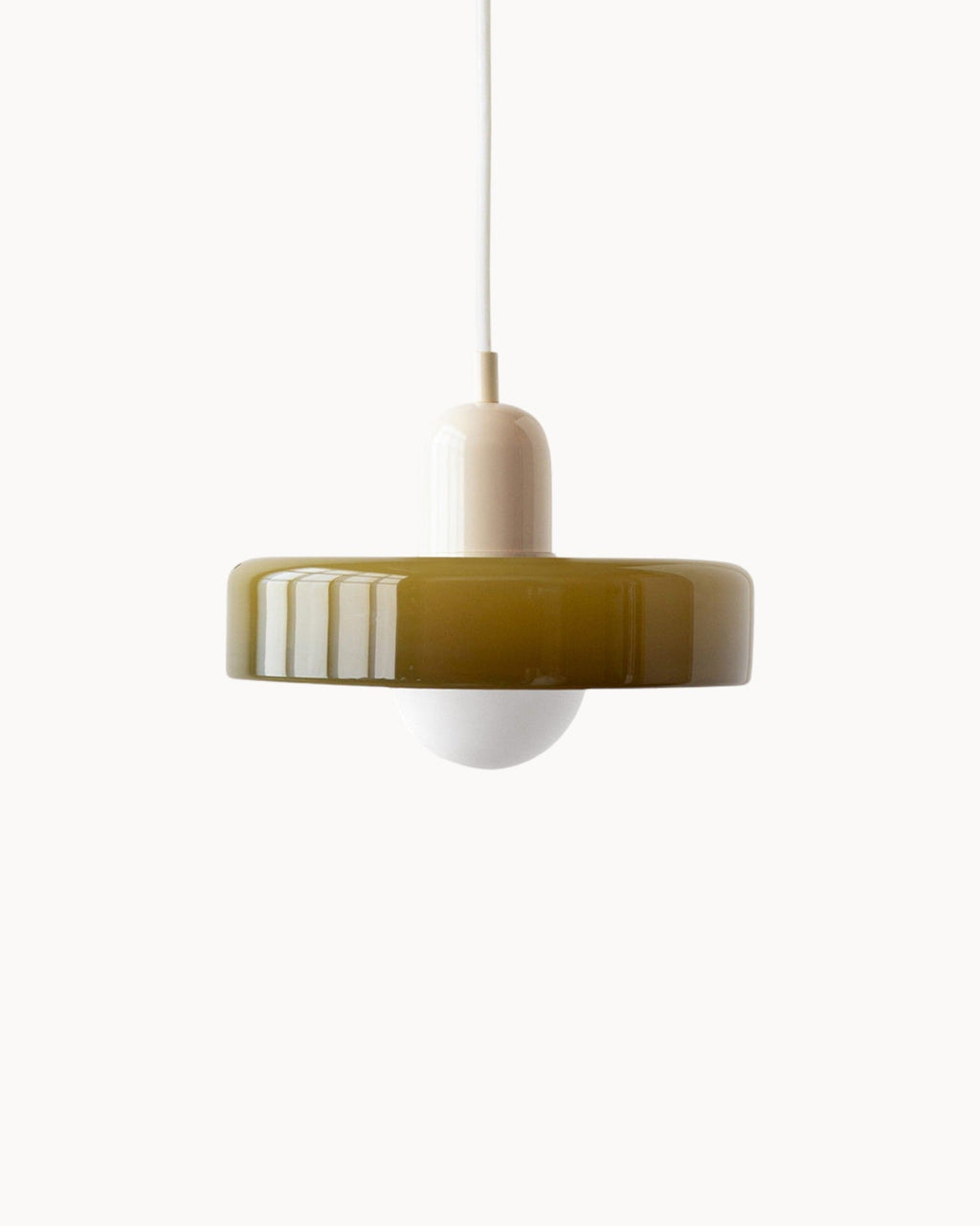 SUENTA Elegante Pendelleuchte mit Verstellbarer Höhe für Esszimmer und Flure Beige-Grün