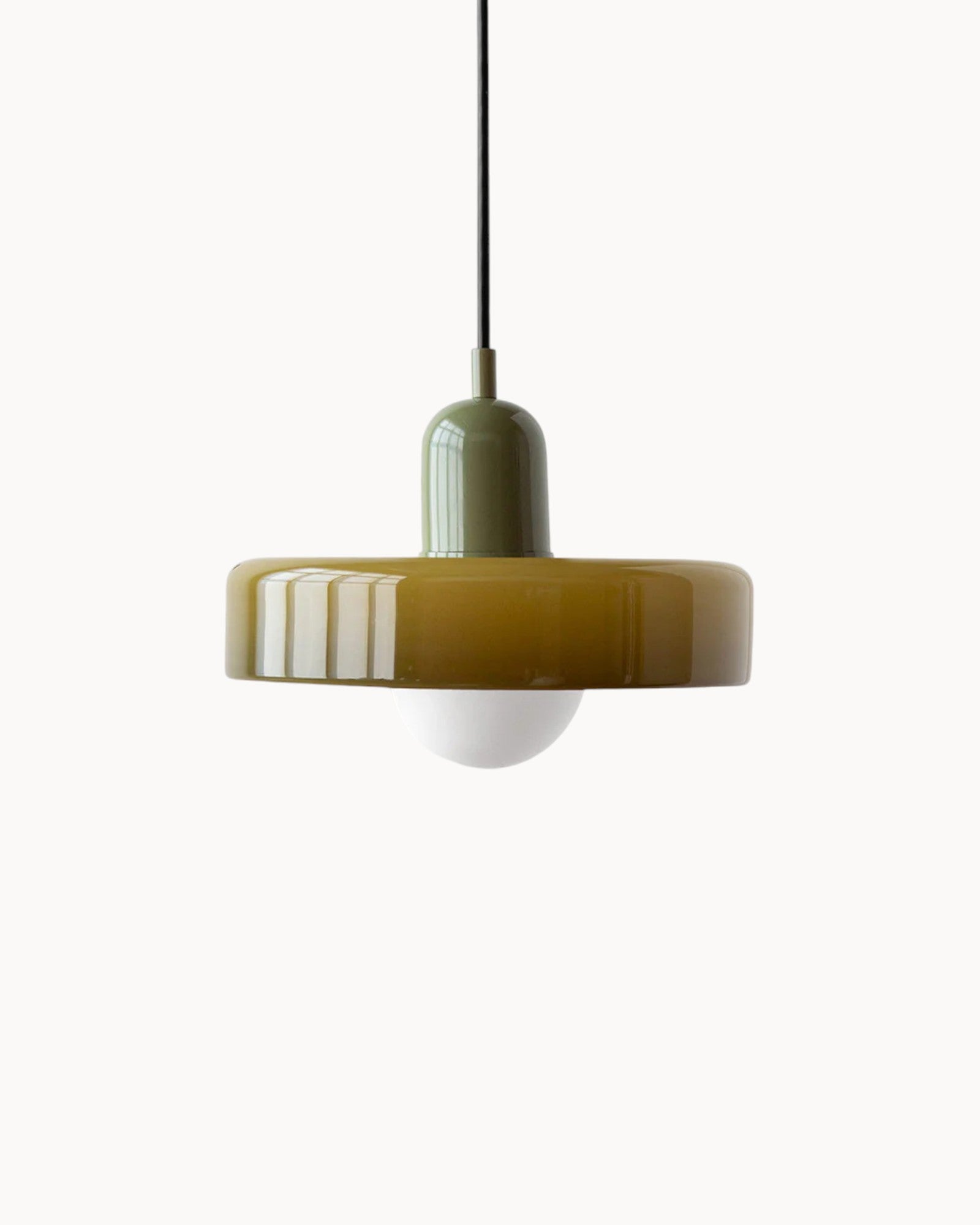 SUENTA Elegante Pendelleuchte mit Verstellbarer Höhe für Esszimmer und Flure Dunkelgrün-Grün