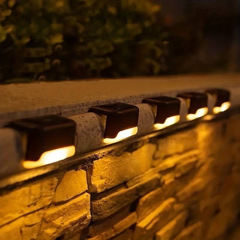 SUENTA Elegante Solar Wandleuchte Außen Kabellos LED Beleuchtung