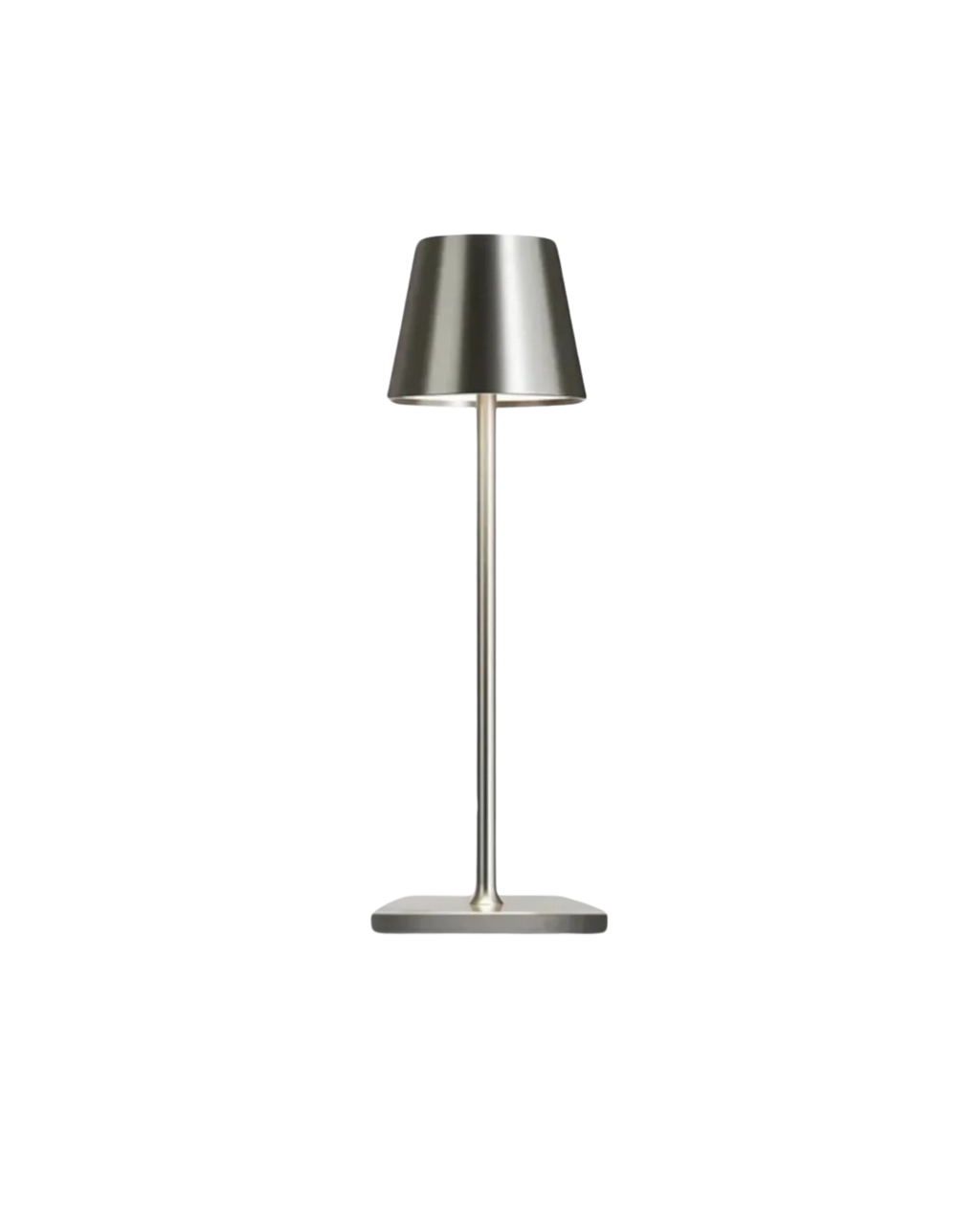 SUENTA Elegante Tischlampe im Modernen Design – Schlank und Vielseitig Silber