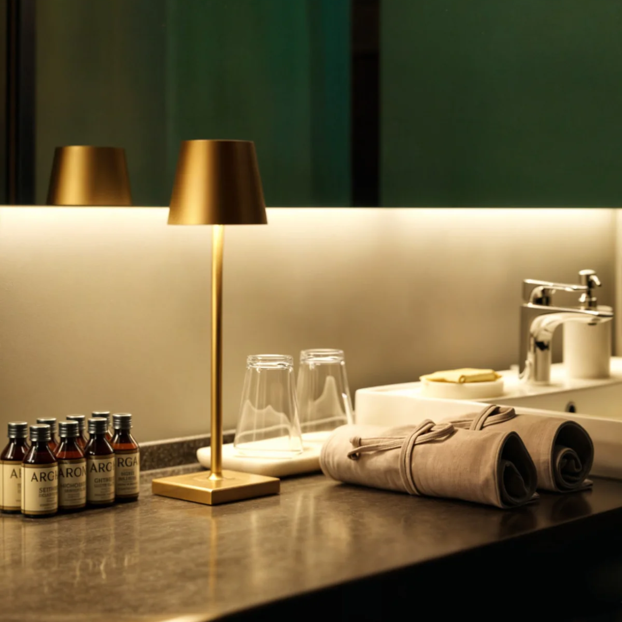 SUENTA Elegante Tischlampe im Modernen Design – Schlank und Vielseitig