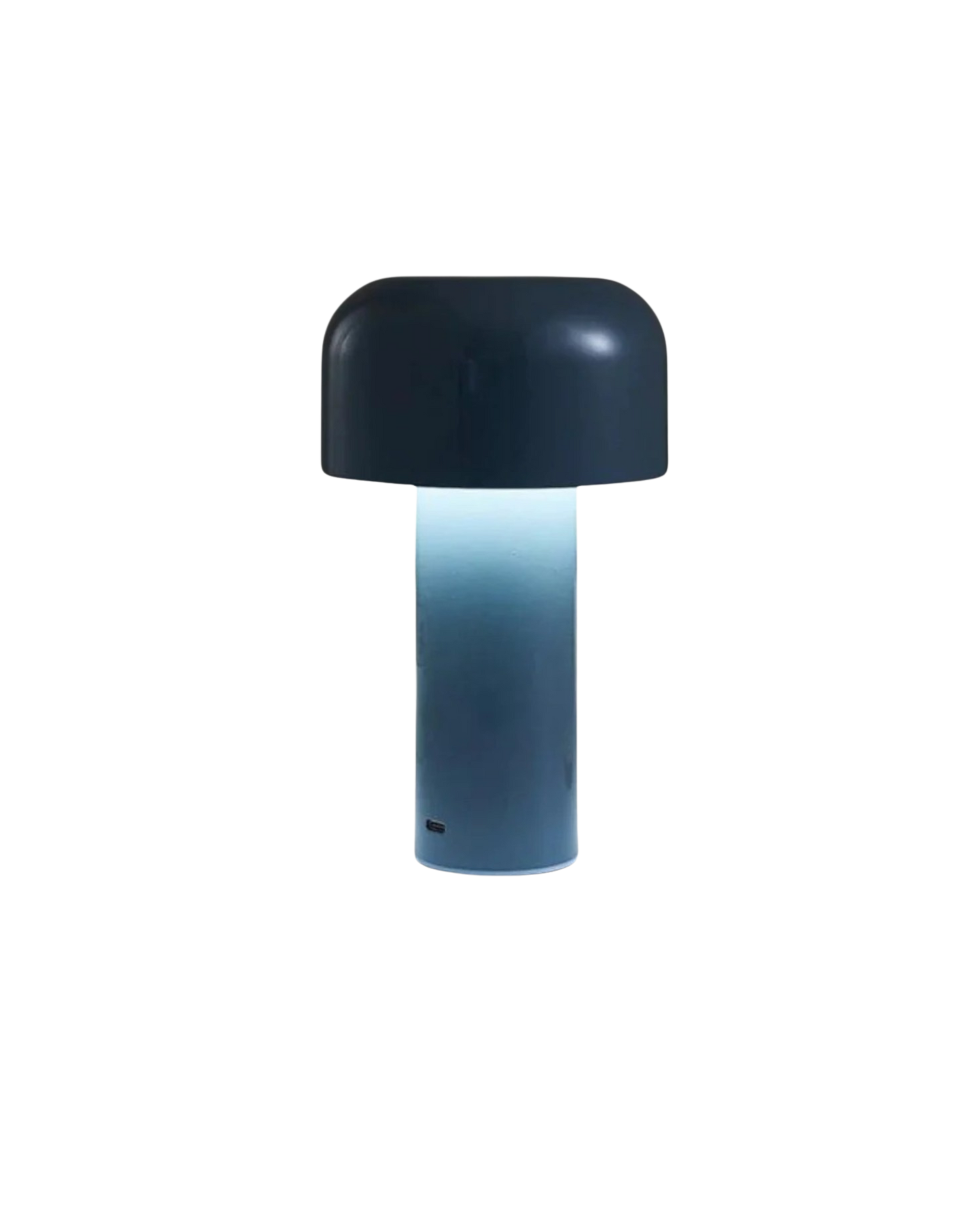 SUENTA Elegante Tischlampe mit Minimalistischem Design – Moderne Tischleuchte für Nachttisch und Schreibtisch Himmelblau