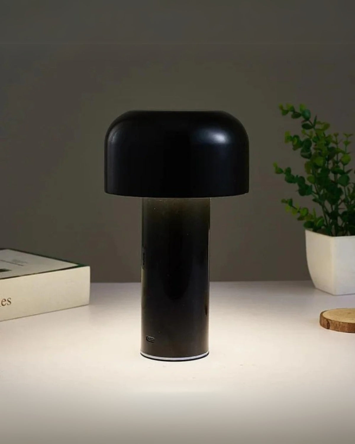 SUENTA Elegante Tischlampe mit Minimalistischem Design – Moderne Tischleuchte für Nachttisch und Schreibtisch