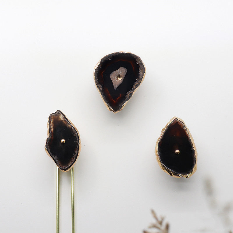 SUENTA Eleganter Wandhaken im Agate-Design – Kleiderhaken für die Wand