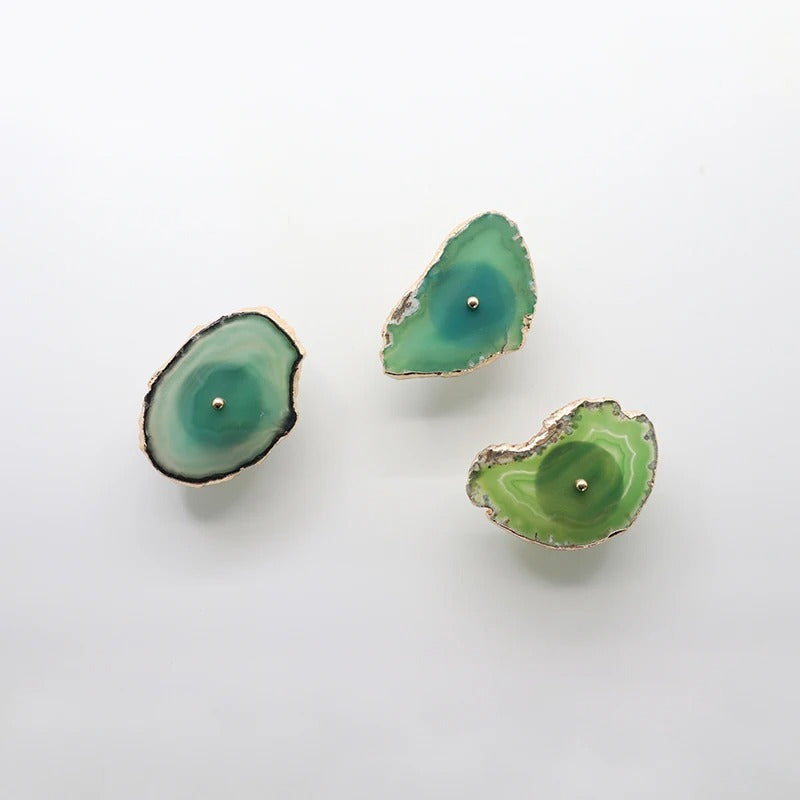 SUENTA Eleganter Wandhaken im Agate-Design – Kleiderhaken für die Wand B 3 Stk breit (50–70 mm)