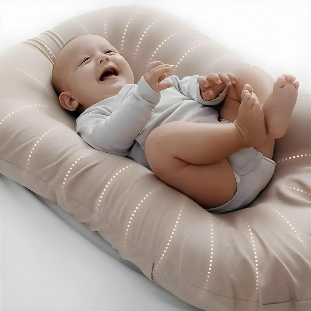 SUENTA Ergonomisches Babykissen Für Sicheres Weiches Schlafen