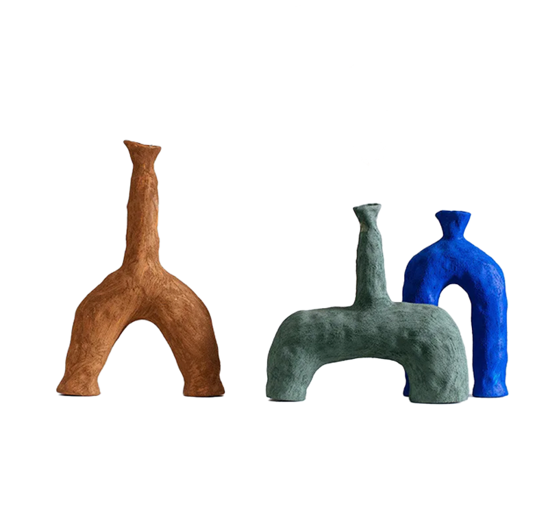 SUENTA Fayla Keramikvase mit einzigartiger Form – 3 Farben