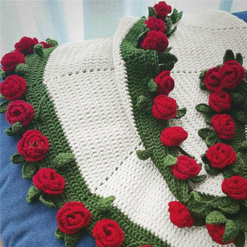 SUENTA Gehäkelte Rosendecke Als Dekor Und Geschenk Für Zuhause