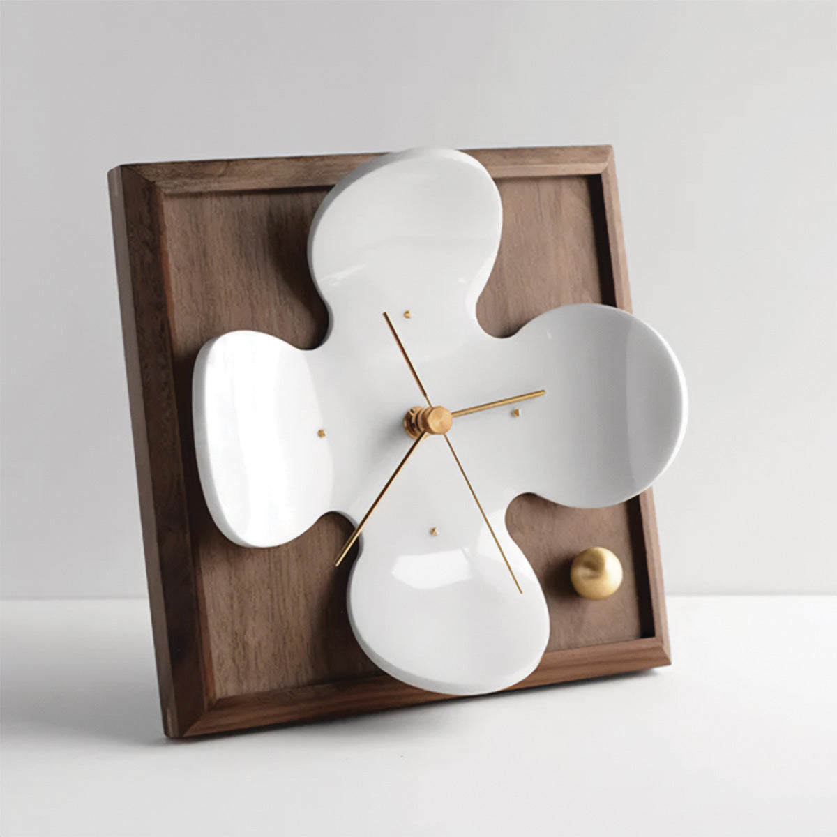 SUENTA Geräuschlose Holz Wanduhr Modern – Elegantes Design für jeden Raum