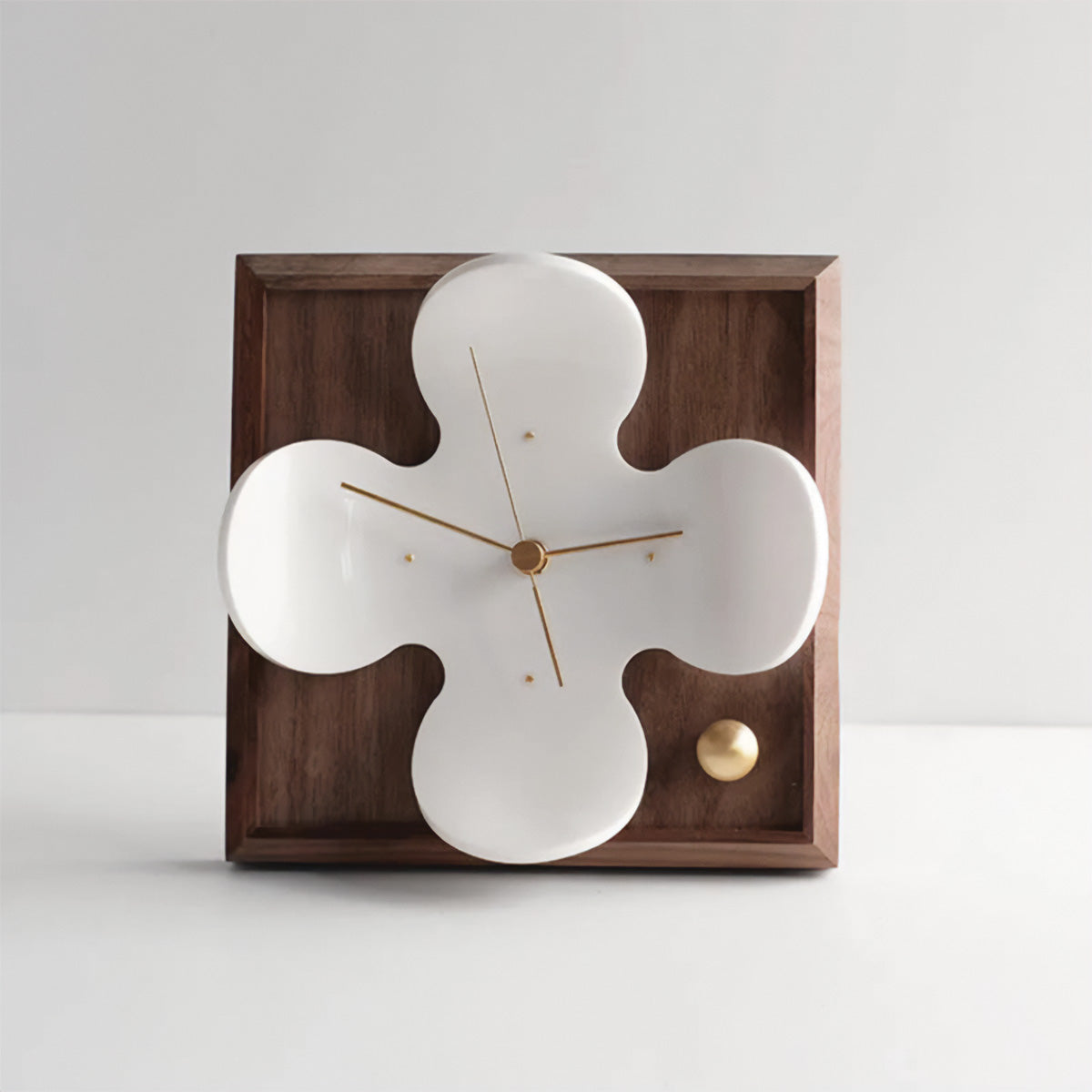 SUENTA Geräuschlose Holz Wanduhr Modern – Elegantes Design für jeden Raum