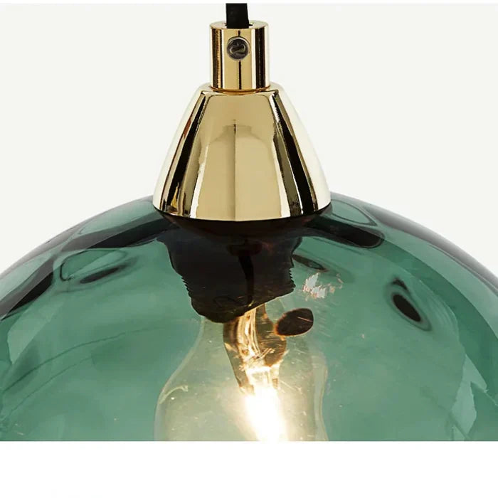 SUENTA Glaskugel Pendelleuchte Elegante Hängelampe Für Wohnzimmer