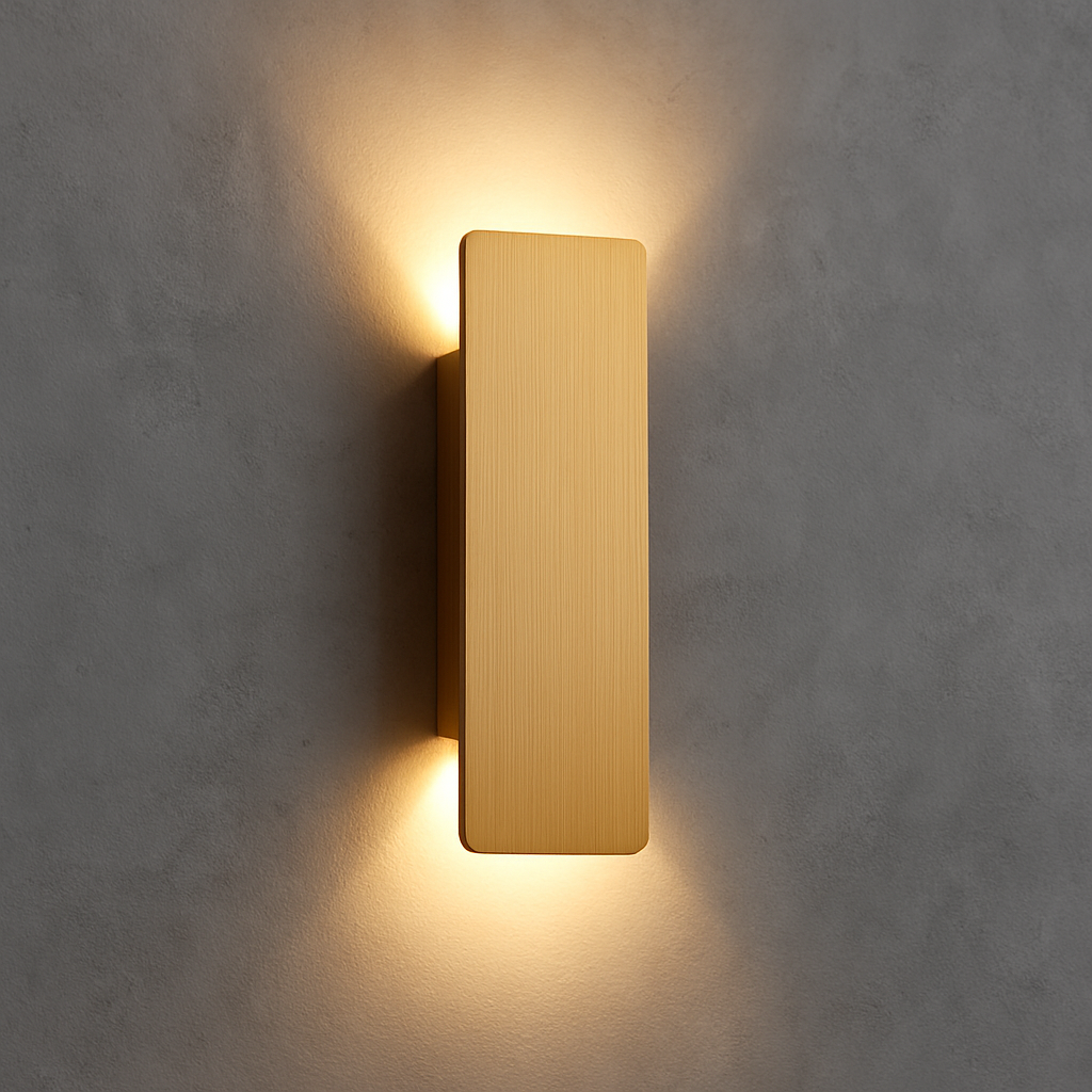 SUENTA Goldene LED Außenleuchten Wetterfest Outdoor Stil Langlebig 6W
