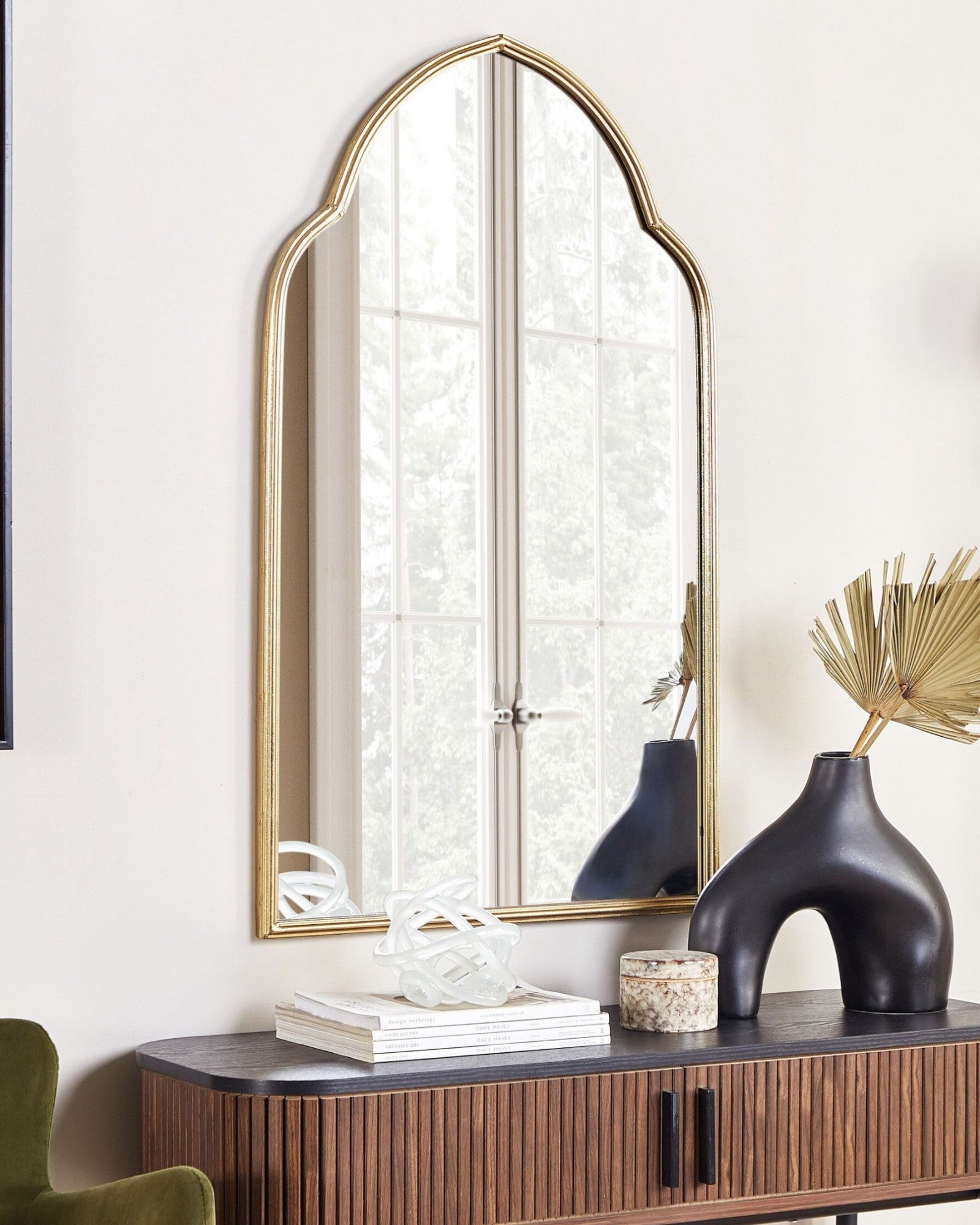 SUENTA Handgefertigte Blumenvase Schwarz Porzellan 31 cm Moderne Vasen für Blumenarrangements