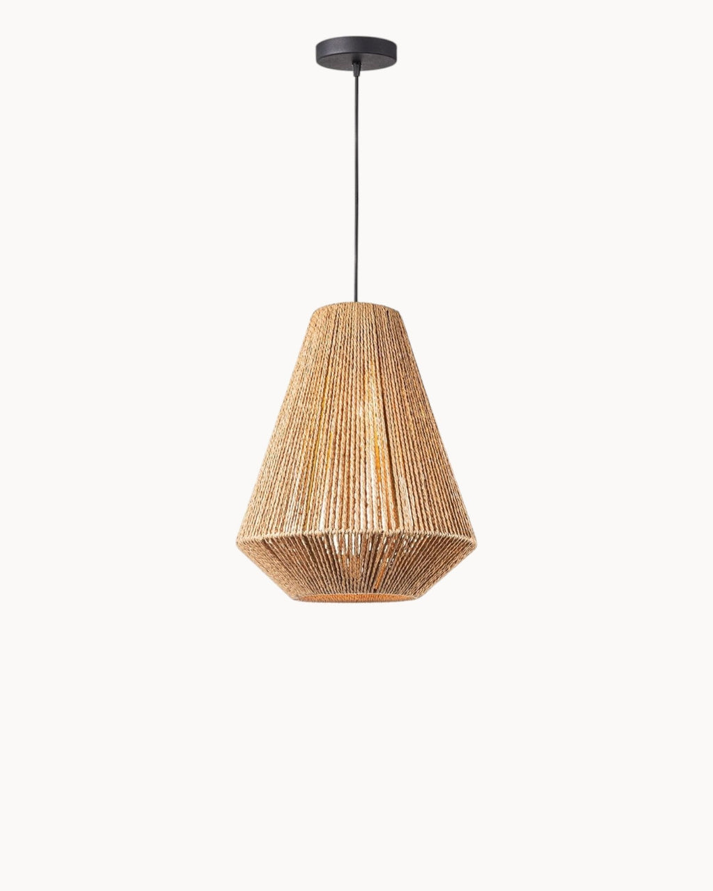 SUENTA Hängelampe Vela aus Holz mit Höhenverstellung – Pendelleuchte für Esstisch