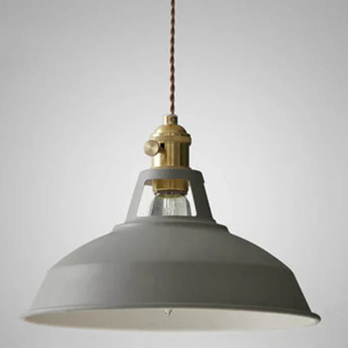 SUENTA Industrielle Retro Pendelleuchte Aus Metall Für Esszimmer Grau