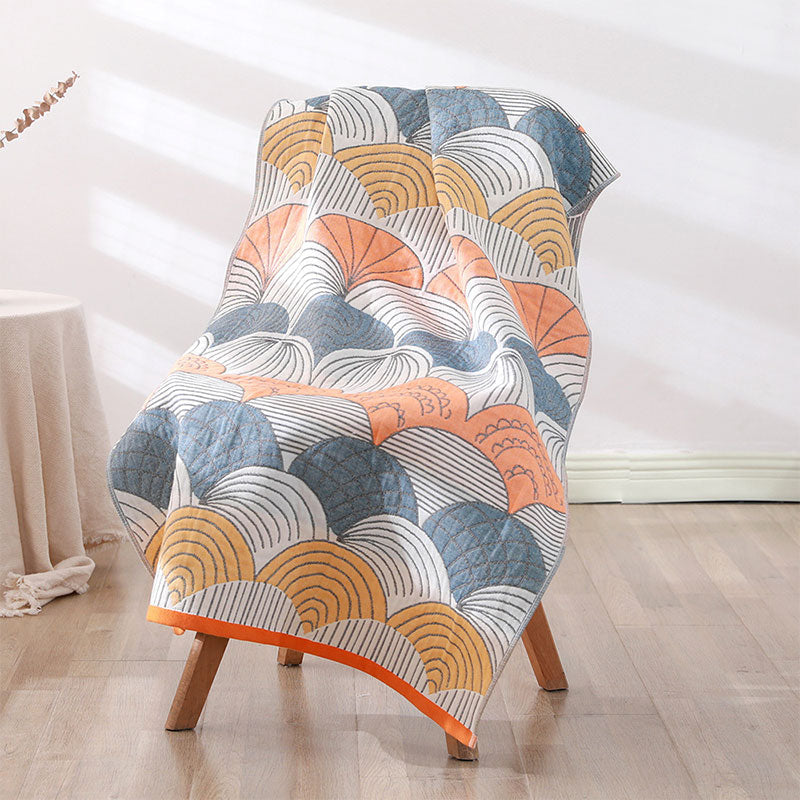 SUENTA Jacquard Baumwoll Strandtuch Für Weiches, Erfrischendes Gefühl Muschel #1 70*140cm