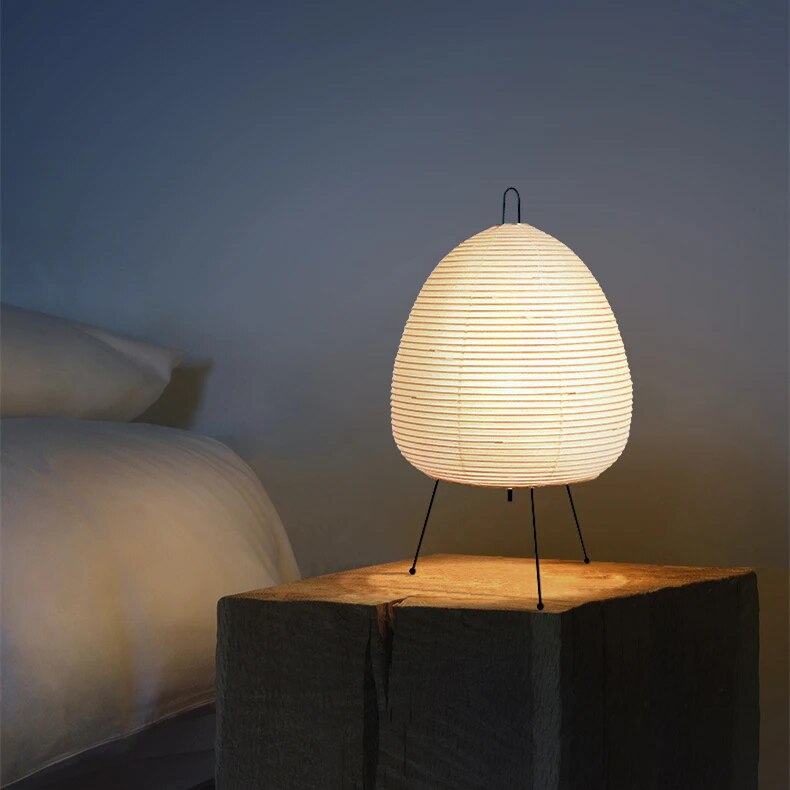 SUENTA Japanische Reispapierlampe LED Tischlampe Für Wohnzimmer Default