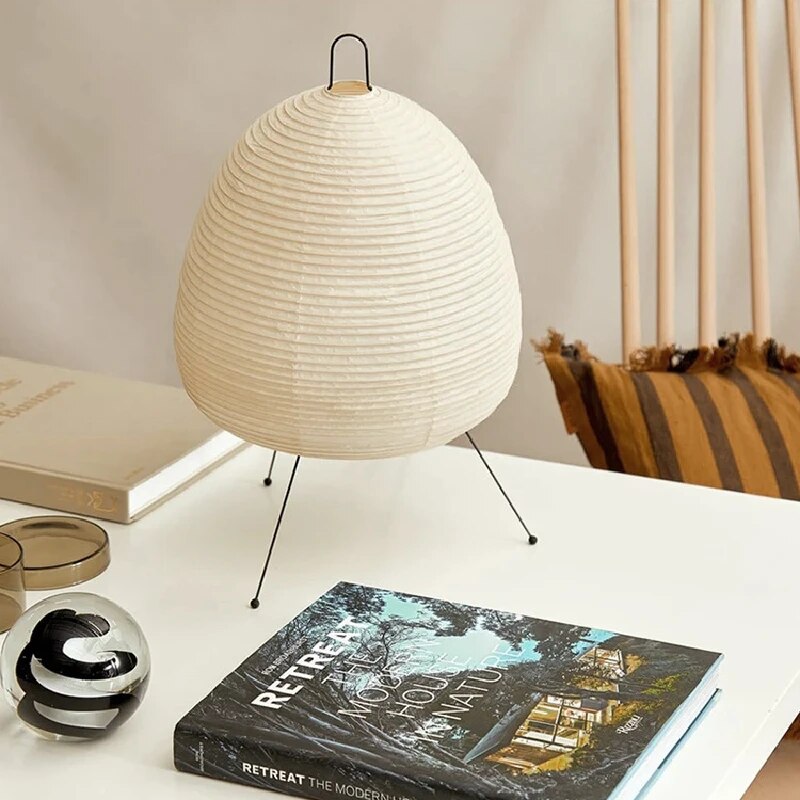 SUENTA Japanische Reispapierlampe LED Tischlampe Für Wohnzimmer