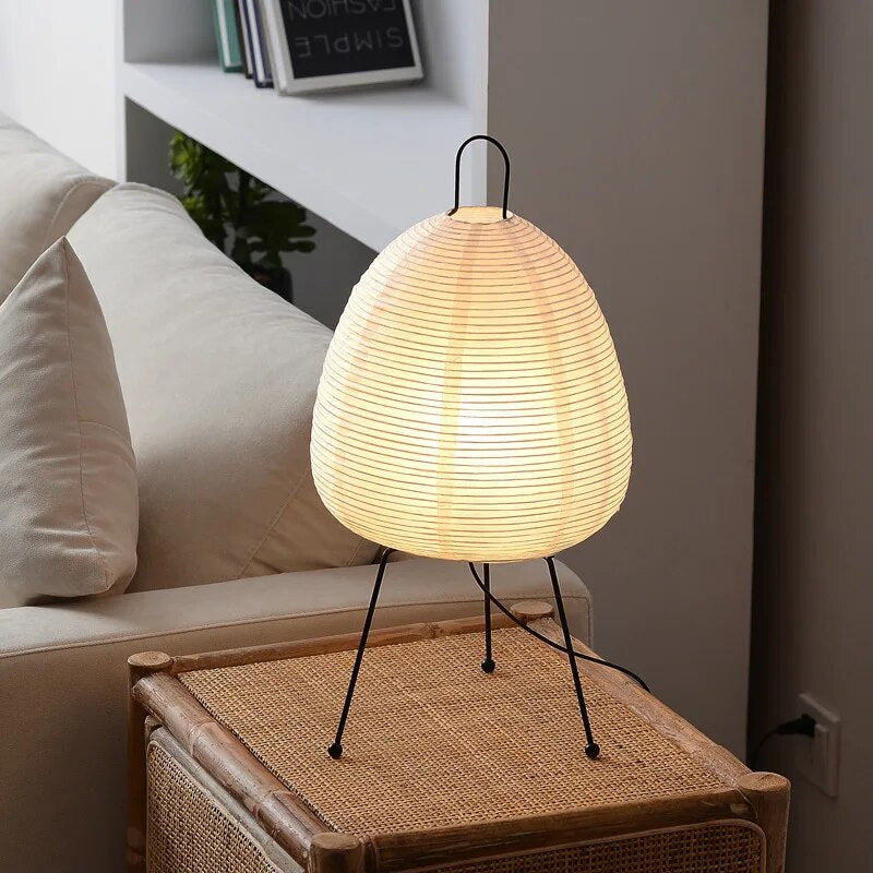 SUENTA Japanische Reispapierlampe LED Tischlampe Für Wohnzimmer