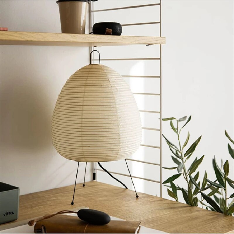SUENTA Japanische Reispapierlampe LED Tischlampe Für Wohnzimmer