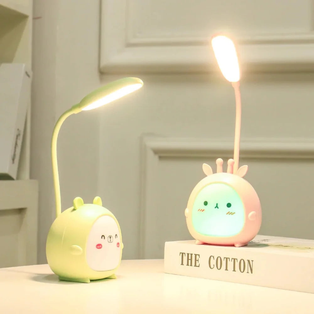 SUENTA Kinderleselampe Mit Augenschutz USB Nachtlicht Cartoon