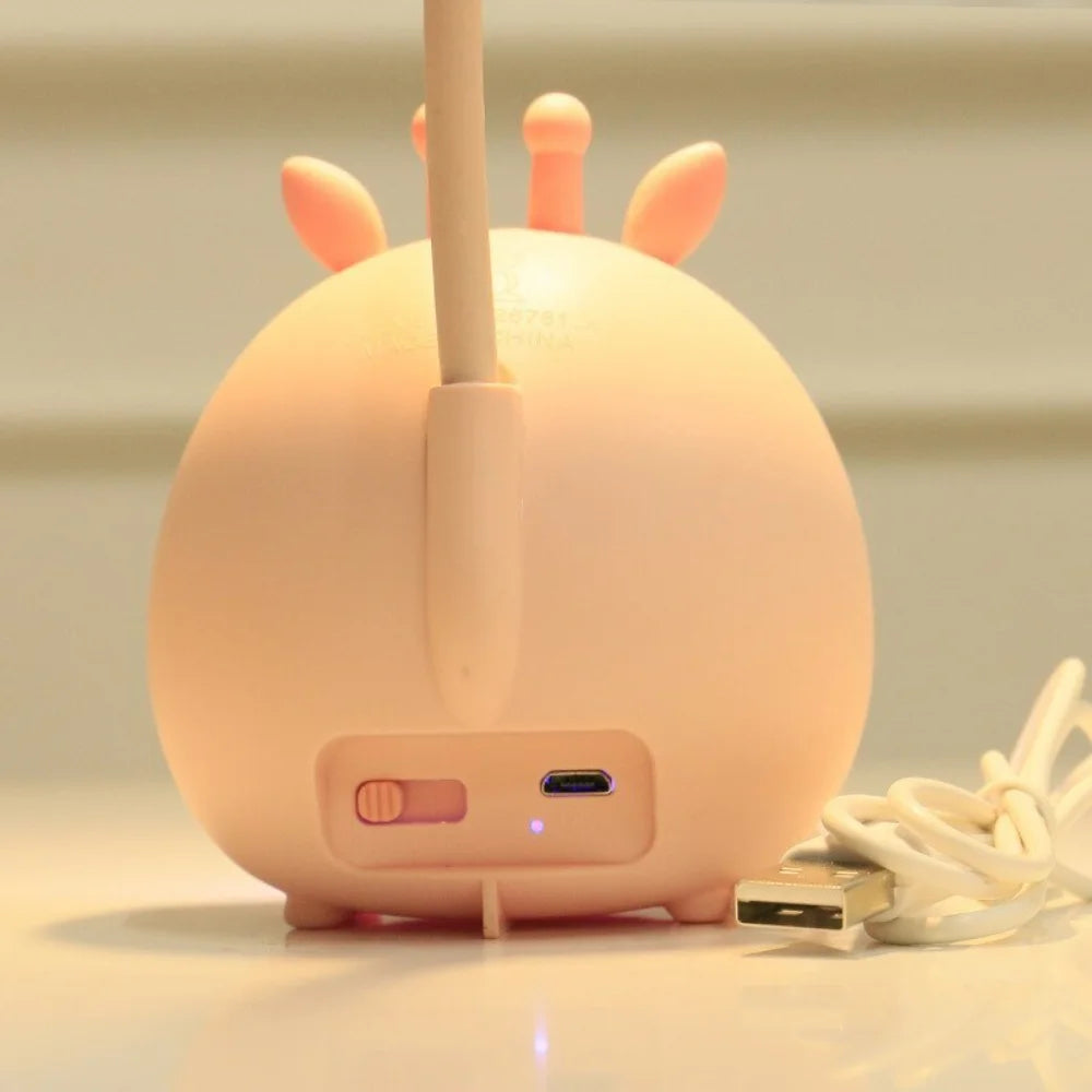 SUENTA Kinderleselampe Mit Augenschutz USB Nachtlicht Cartoon