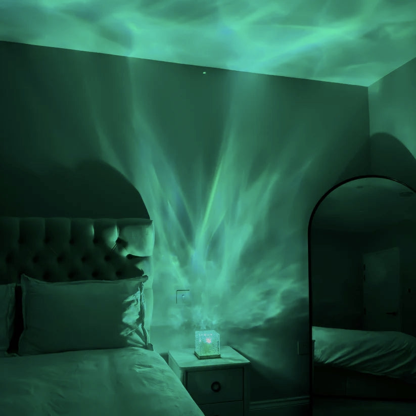 SUENTA Lampe Stimmung Atmosphäre Ozeanwellenprojektor Licht Ruhe