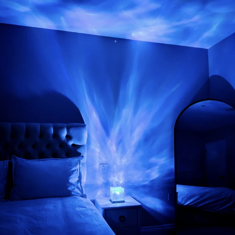 SUENTA Lampe Stimmung Atmosphäre Ozeanwellenprojektor Licht Ruhe