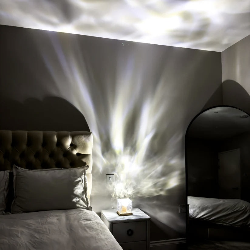 SUENTA Lampe Stimmung Atmosphäre Ozeanwellenprojektor Licht Ruhe