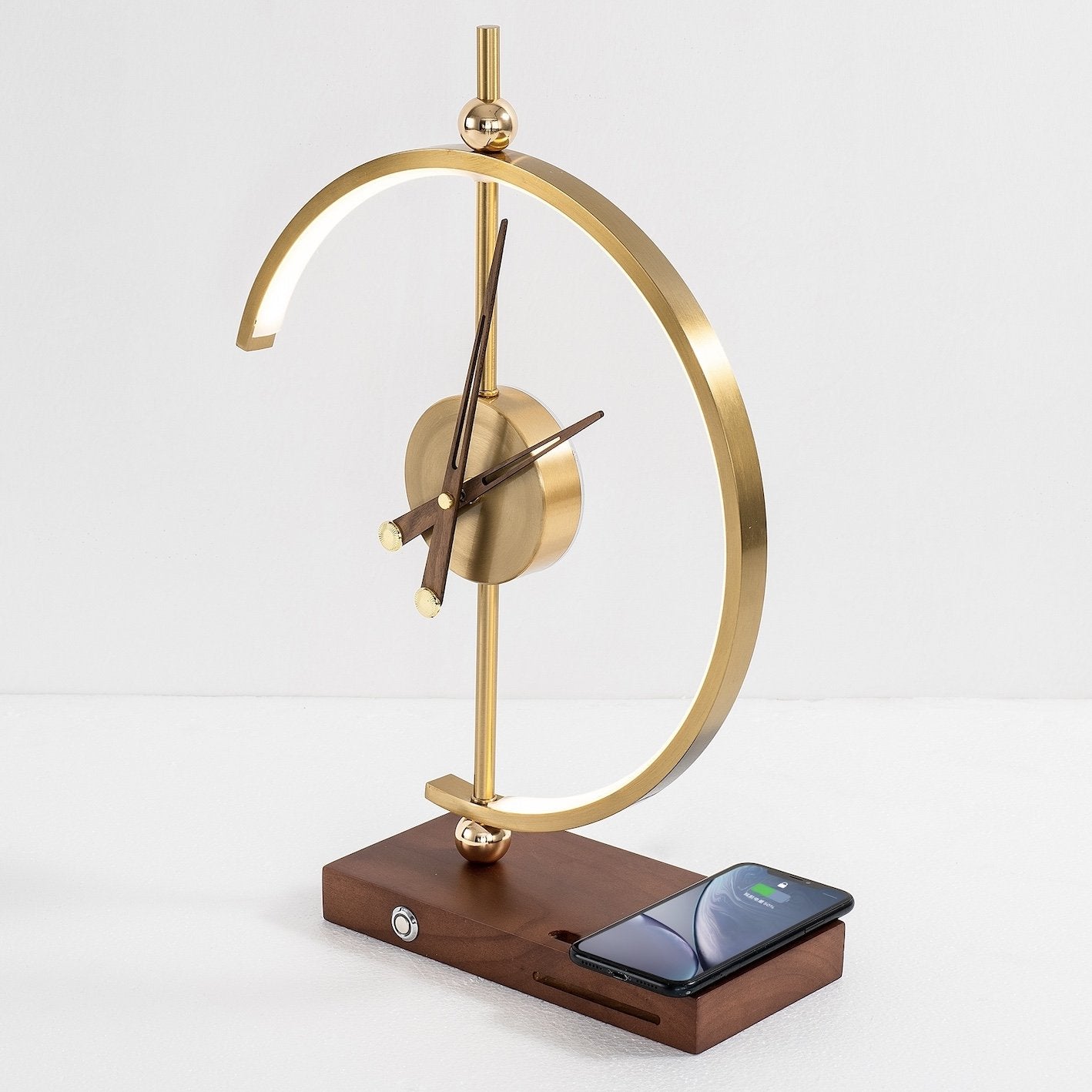 SUENTA Lampenuhr Mit Kabellose Ladefunktion Beleuchtung