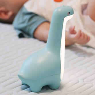SUENTA Langhals Dinosaurier LED Nachtlicht Für Kinder Mädchen Blau