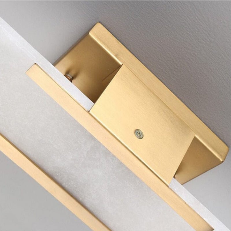 SUENTA Led Wandleuchte Schwarz Gold Modernes Licht Akzent Raumdeko