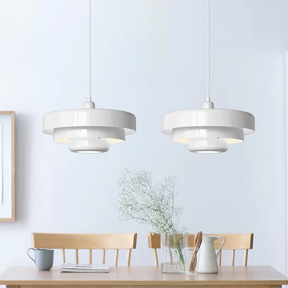 SUENTA Mid Century Bauhaus Hängelampe Aus Eisen Einflammig