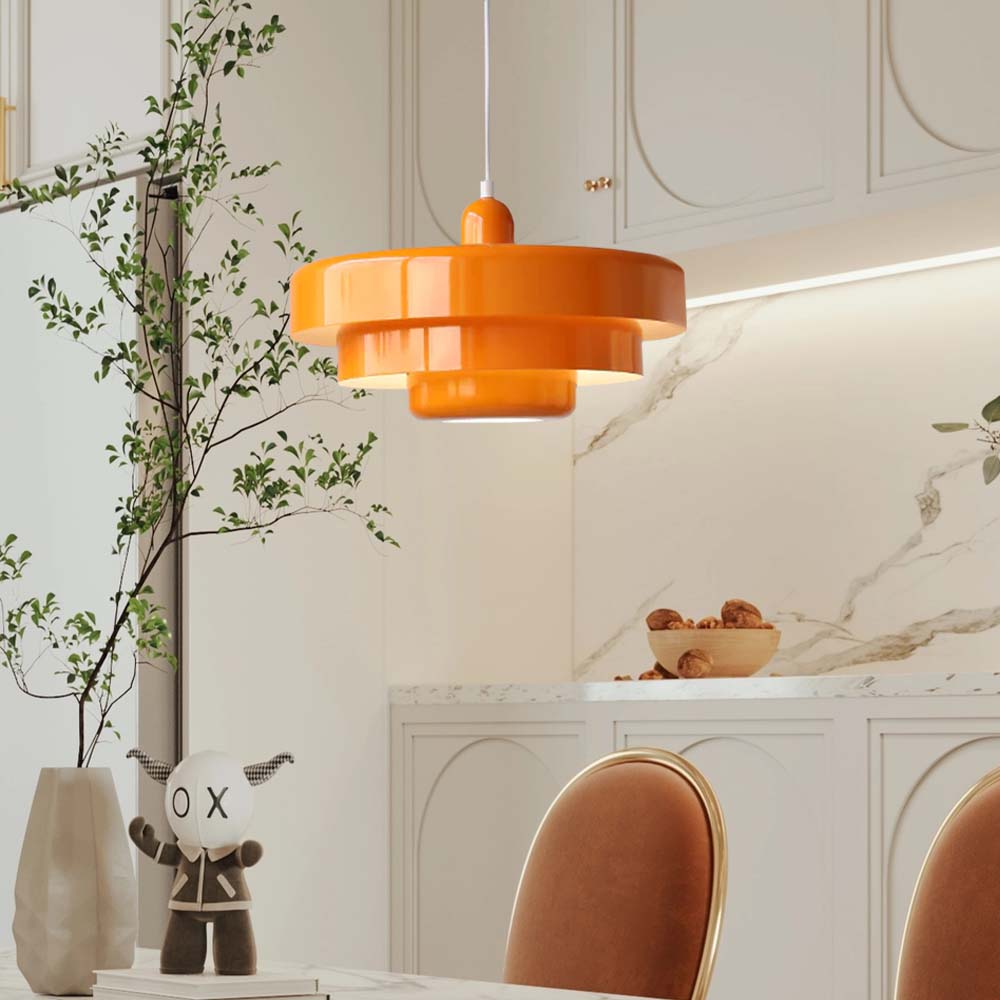 SUENTA Mid Century Bauhaus Hängelampe Aus Eisen Einflammig