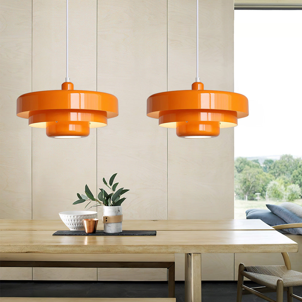 SUENTA Mid Century Bauhaus Hängelampe Aus Eisen Einflammig