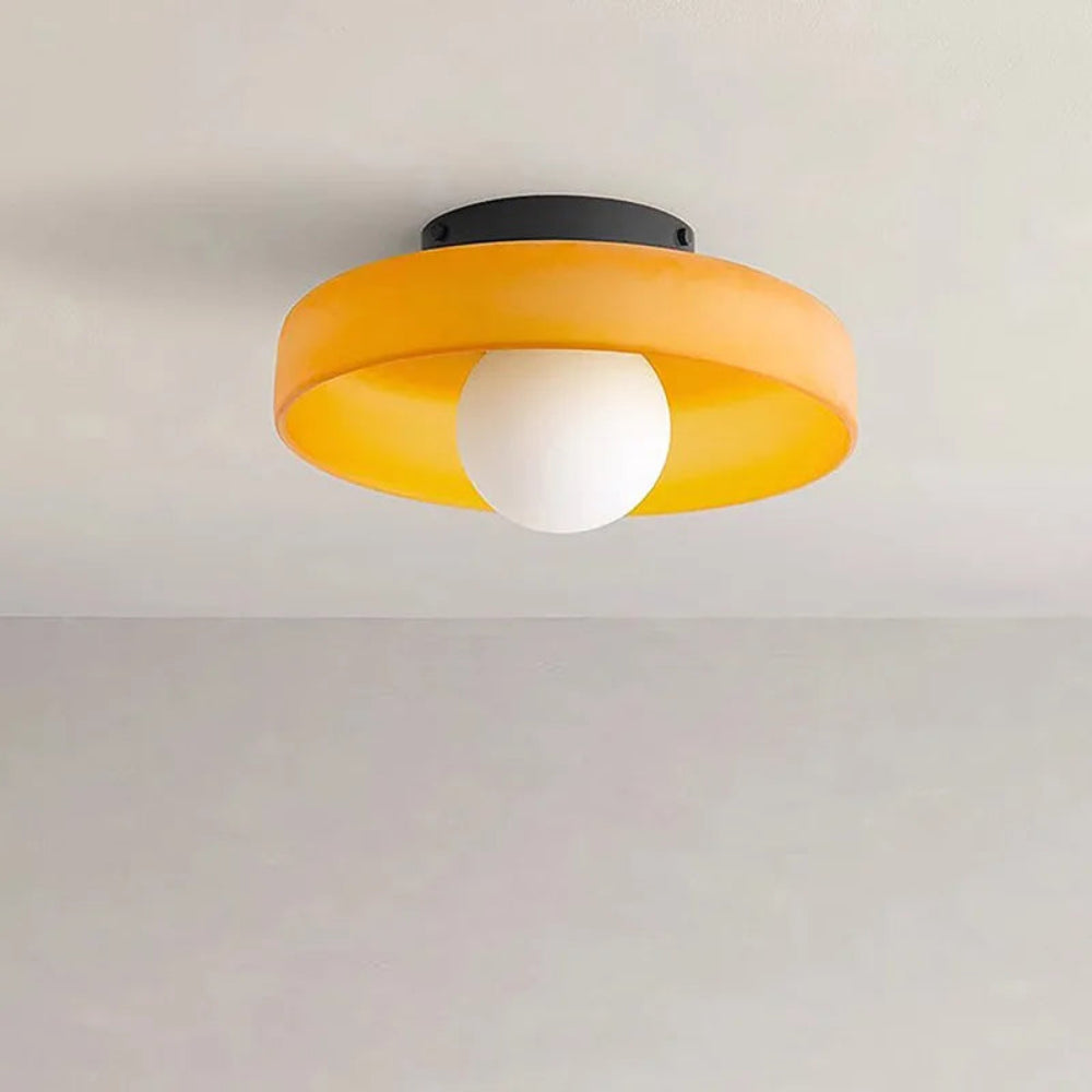SUENTA Minimalistische Glas Deckenleuchte Mit Mundgeblasenem Glas