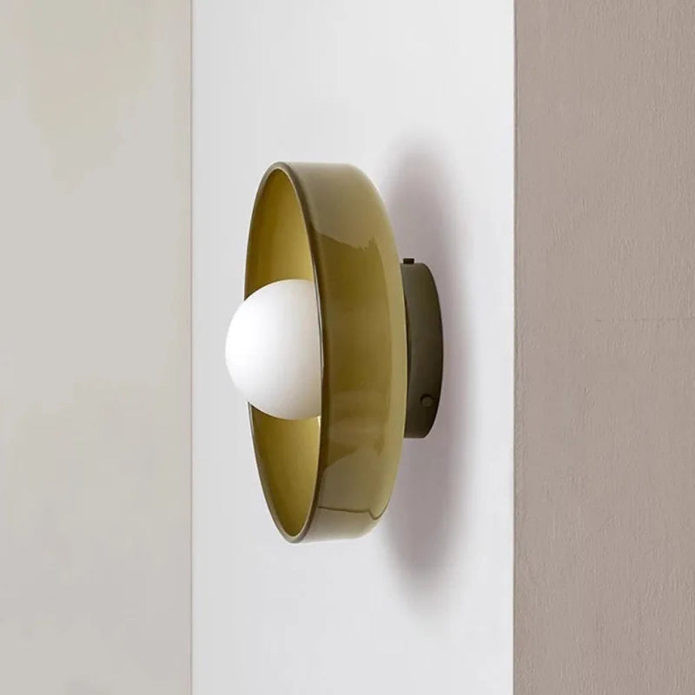 SUENTA Minimalistische Glas Deckenleuchte Mit Mundgeblasenem Glas